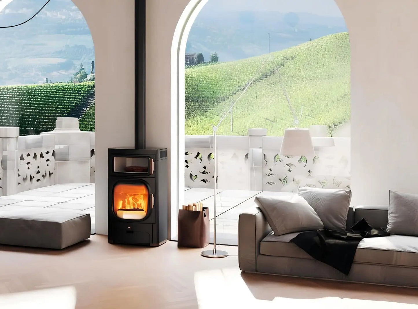 Kaminofen Austroflamm Heidi Back 2.0 - ofenerlebnis.de 