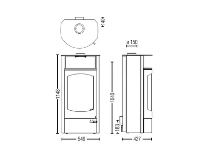 Kaminofen Austroflamm Koko 2.0 - ofenerlebnis.de