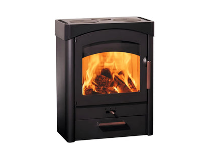 Kaminofen Austroflamm Pallas Stahlverkleidung - ofenerlebnis.de