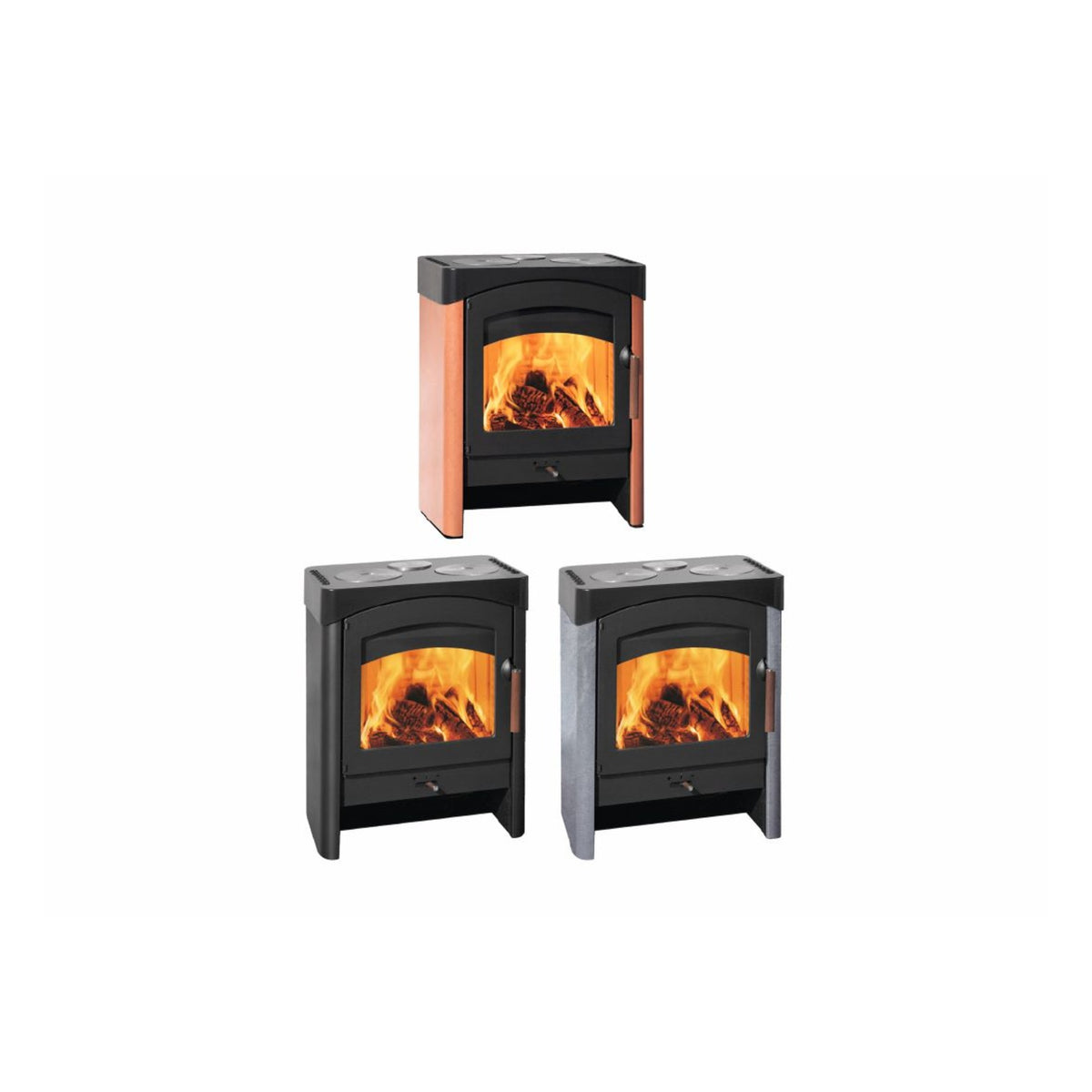 Kaminofen Austroflamm Pallas 8,5 kW Stahl Farbvarianten