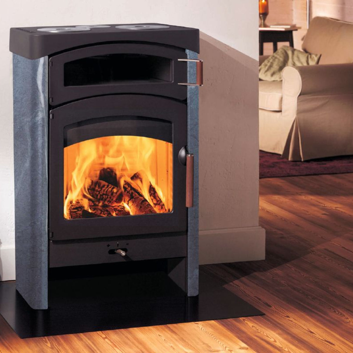 Kaminofen Austroflamm Pallas Back 9 kW Speckstein