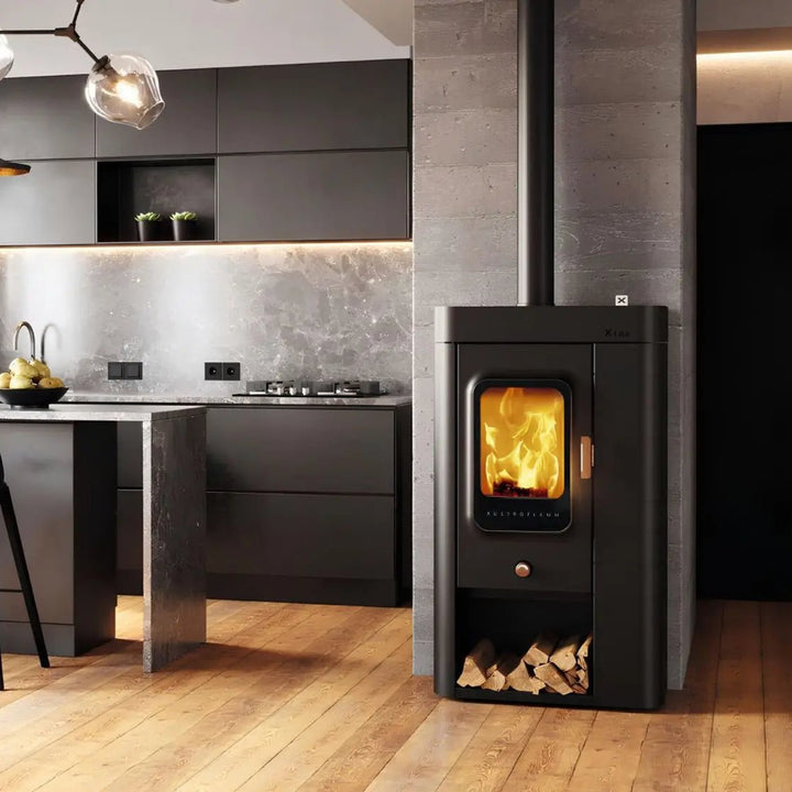 Kaminofen Austroflamm Sina Xtra im Wohnraum