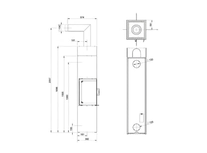 Kaminofen Austroflamm Slim 3.0 Technische Daten - ofenerlebnis.de