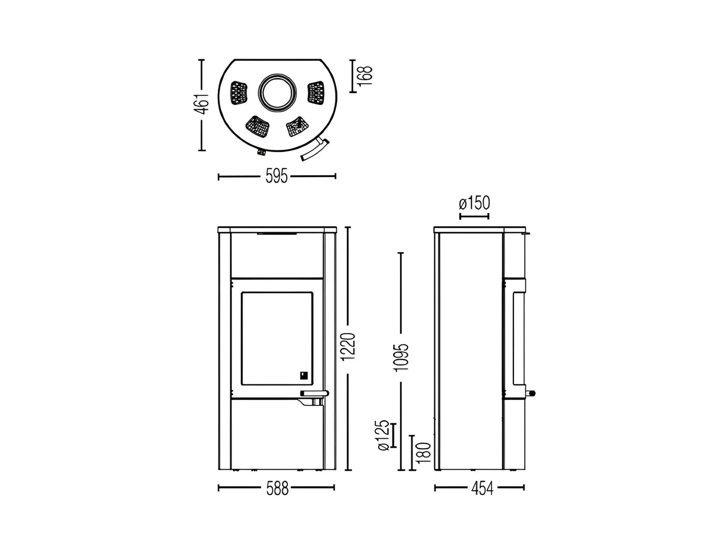 Kaminofen Austroflamm Uno Xtra - ofenerlebnis.de
