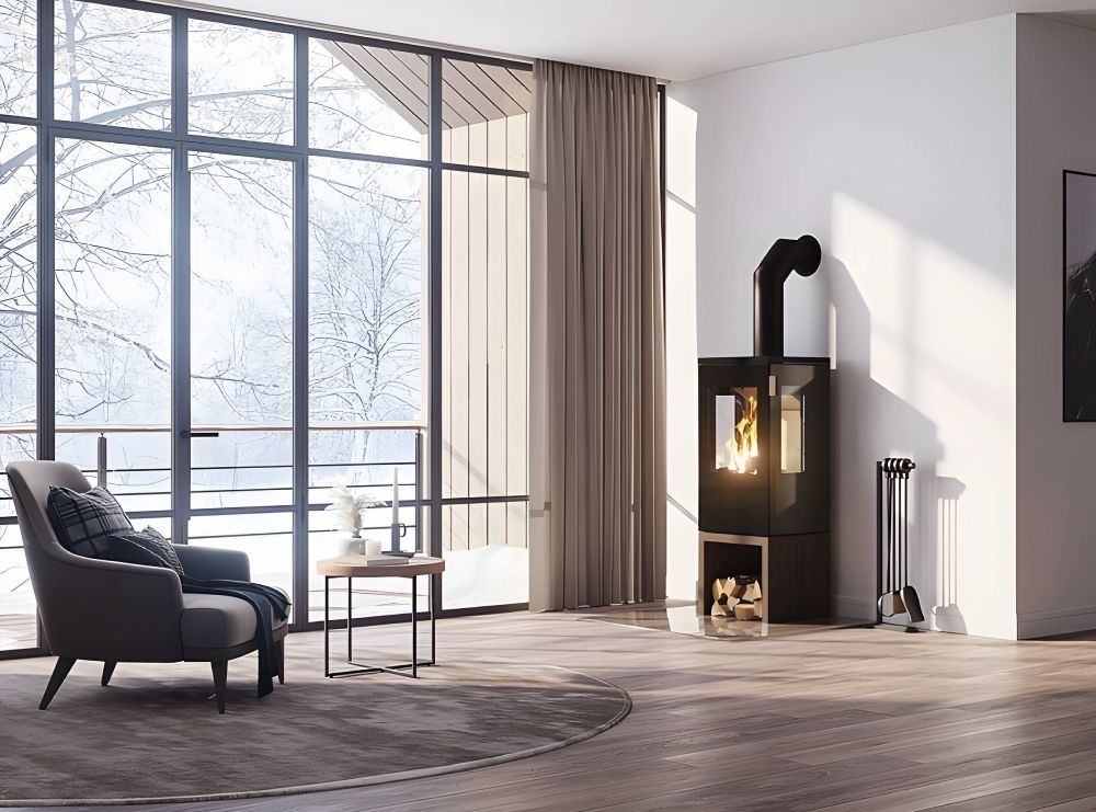 CERA Kaminofen GALILEO Glas