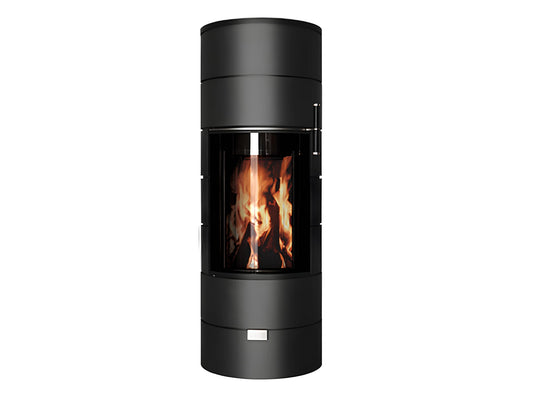 CERA Kaminofen RONDOTHERM TITAN midi Schwarz - Ofenerlebnis.de