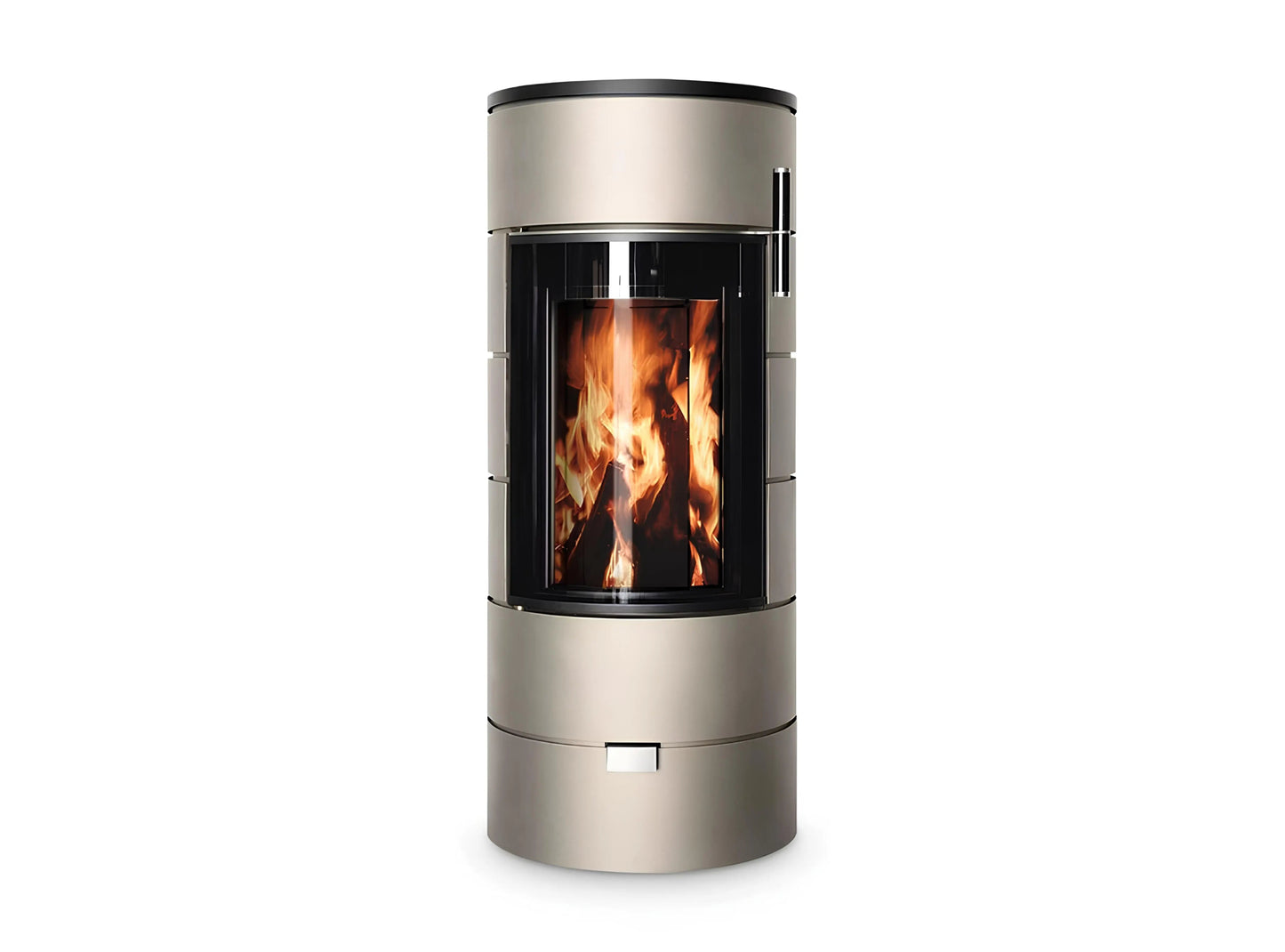 CERA DESIGN Kaminofen RONDOTHERM TITAN mini Champagner - Ofenerlebnis.de