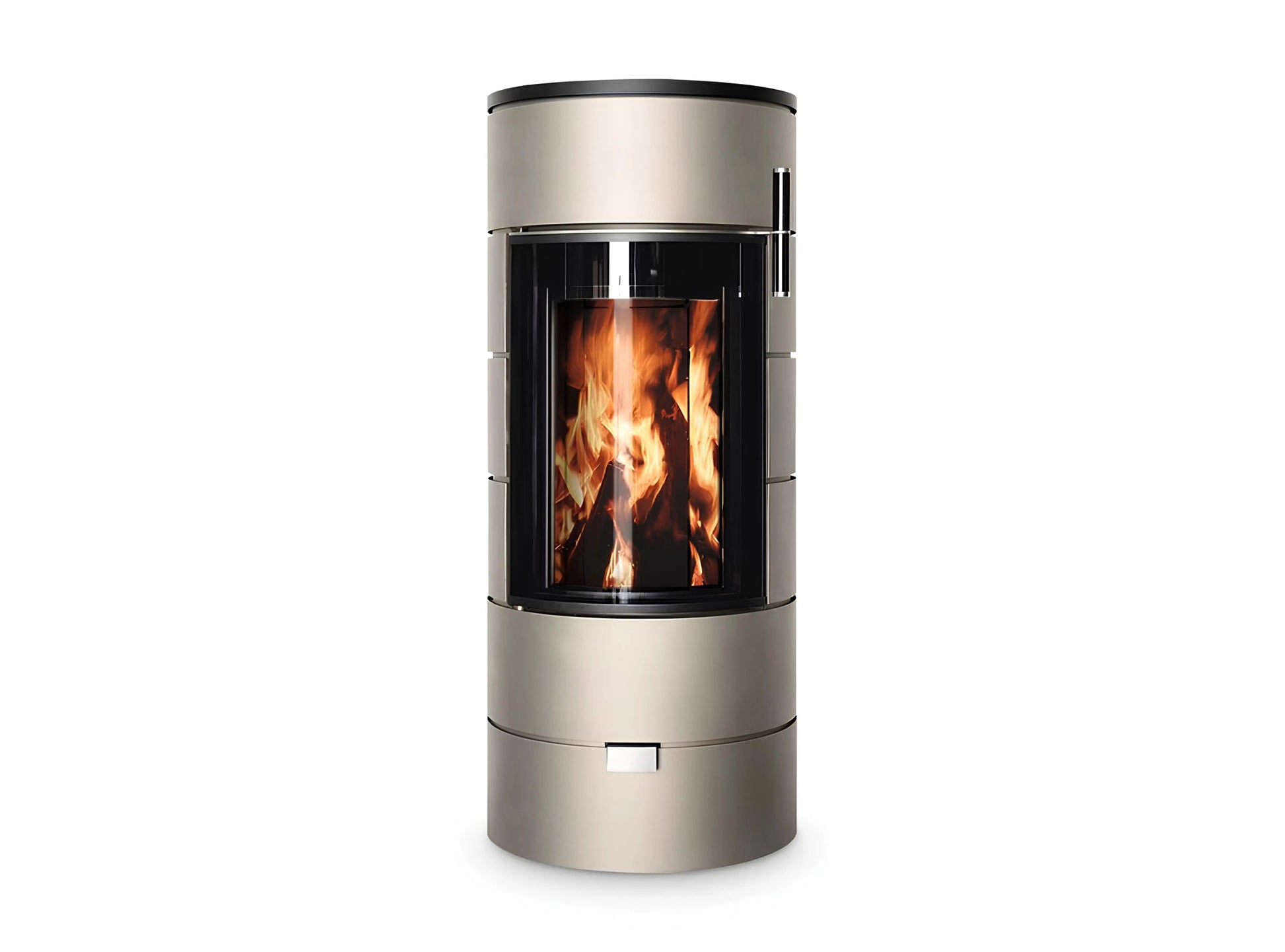 CERA DESIGN Kaminofen RONDOTHERM TITAN mini Champagner - Ofenerlebnis.de