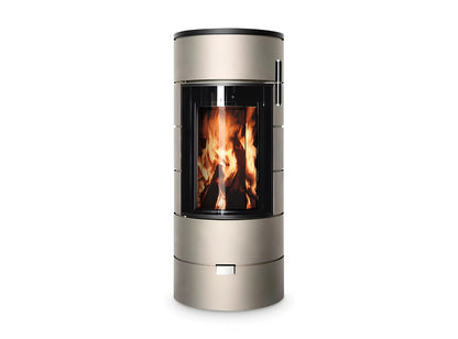 CERA DESIGN Kaminofen RONDOTHERM TITAN mini Champagner - Ofenerlebnis.de