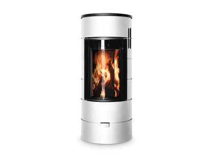 CERA DESIGN Kaminofen RONDOTHERM TITAN mini Weiß - Ofenerlebnis.de