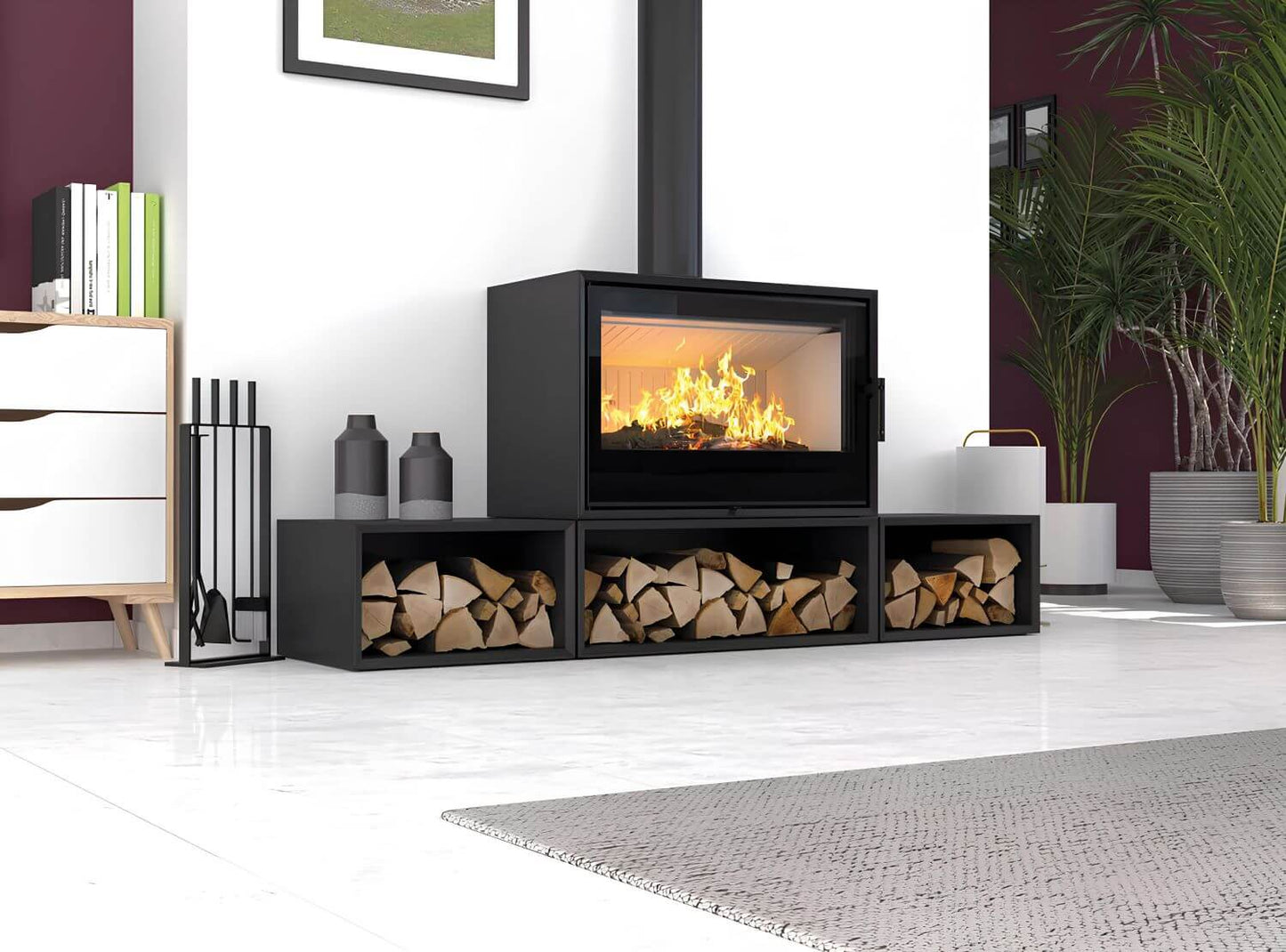 Kaminofen Hitze CF800