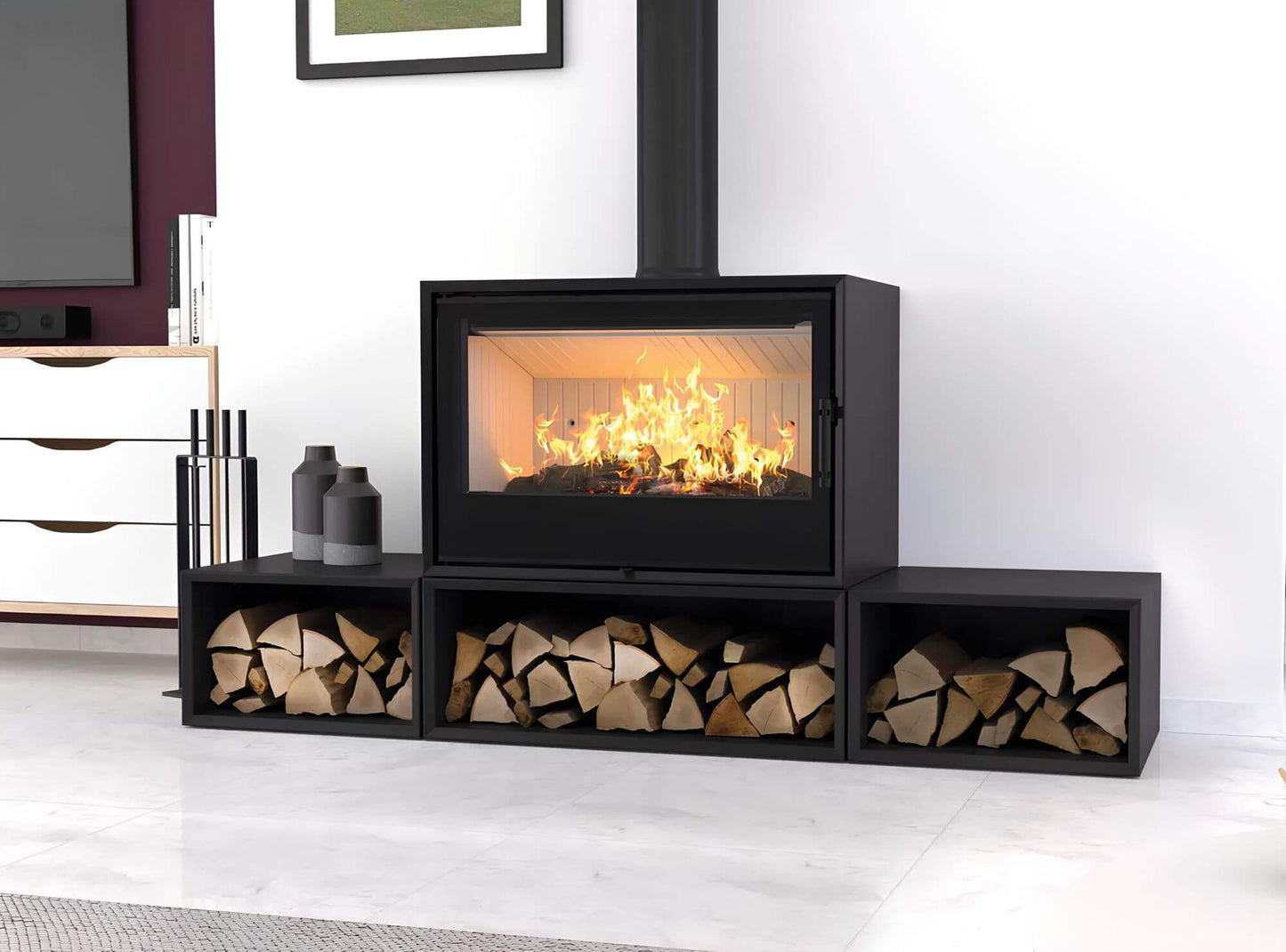 Kaminofen Hitze CF800