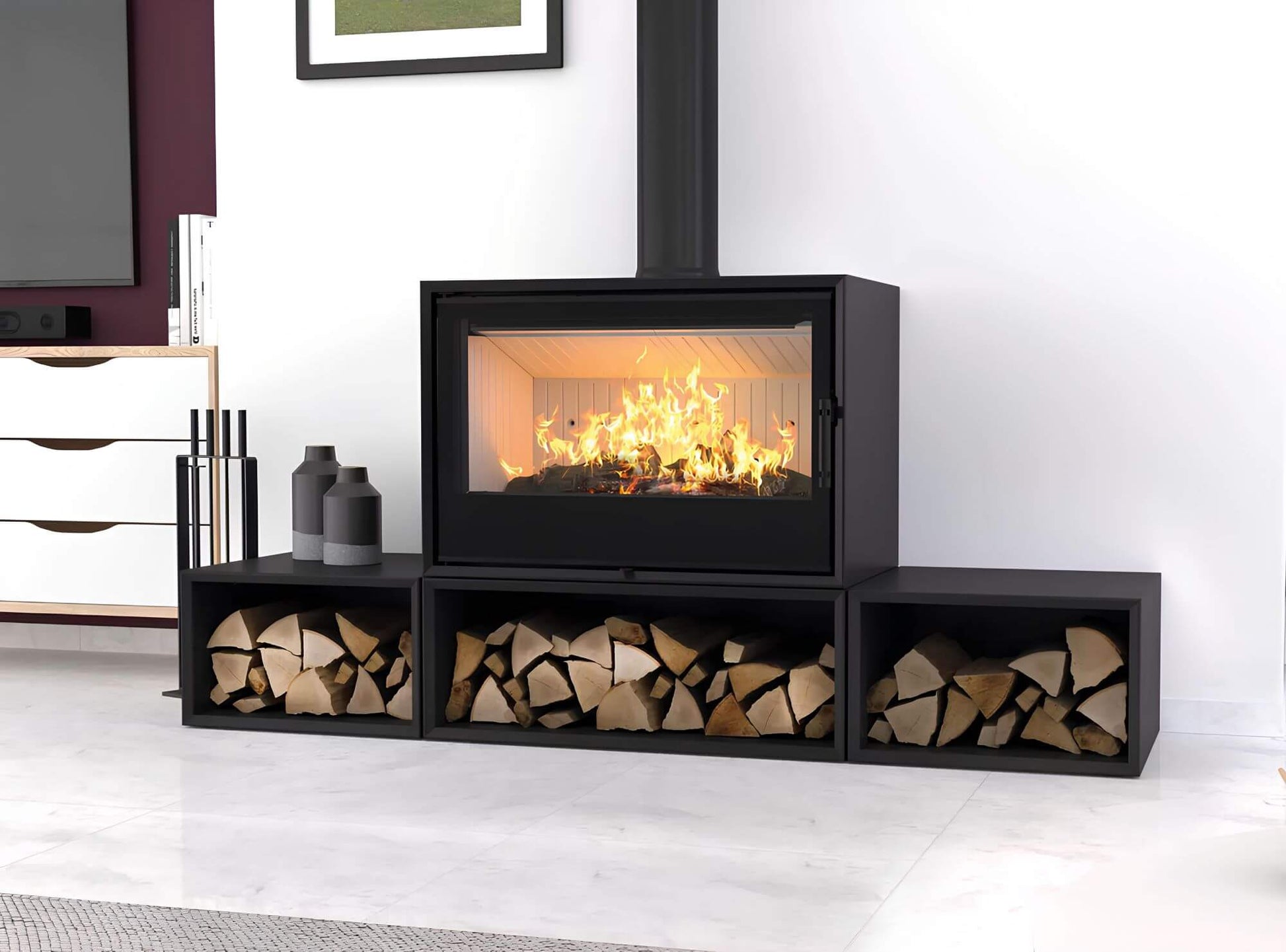 Kaminofen Hitze CF800
