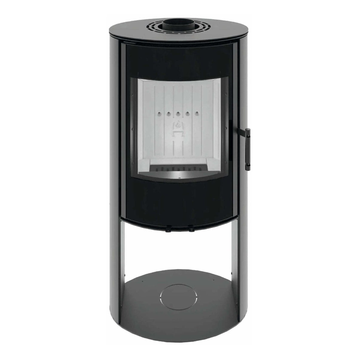 Kaminofen Hitze Ellisse SB 5,3 kW – Kaminofen in Vorderansicht auf Weiß