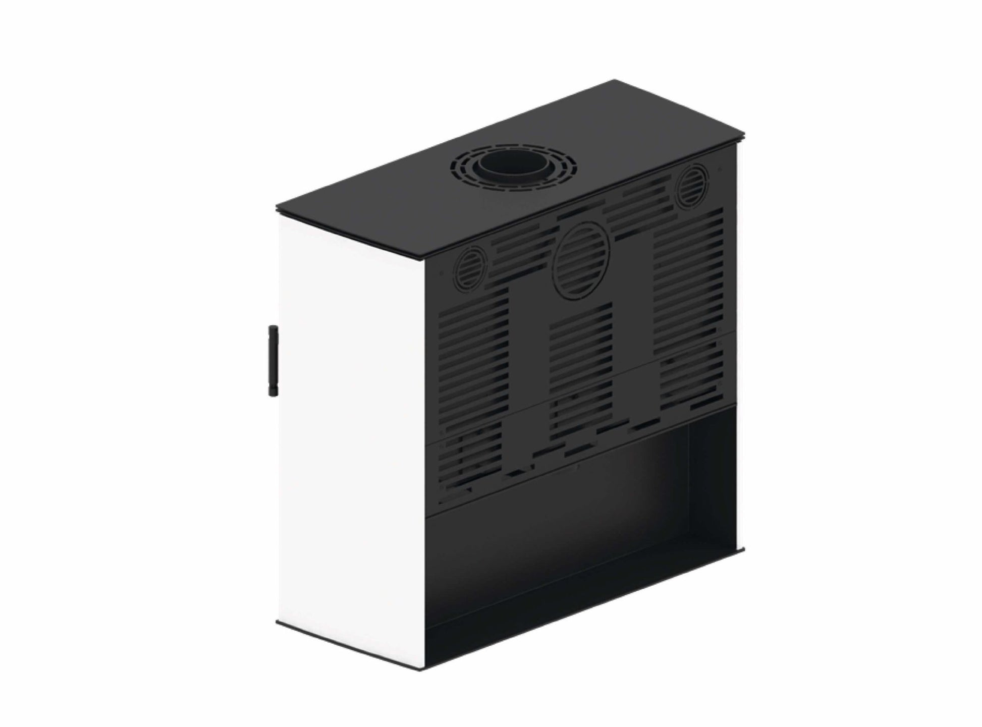 Kaminofen Hitze Lupo L in weiß 