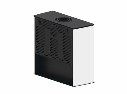 Kaminofen Hitze Lupo L in weiß 