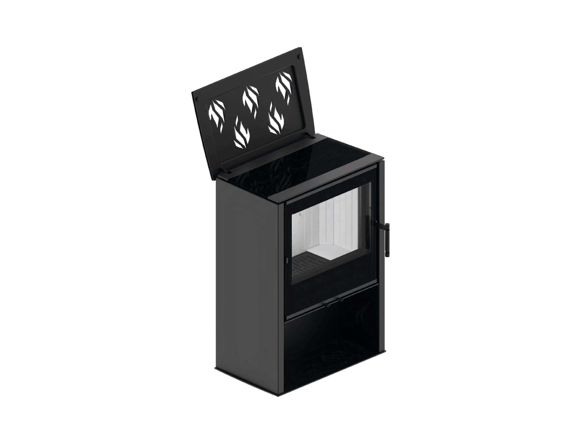 Kaminofen Hitze Lupo M-CP mit Herdplatte