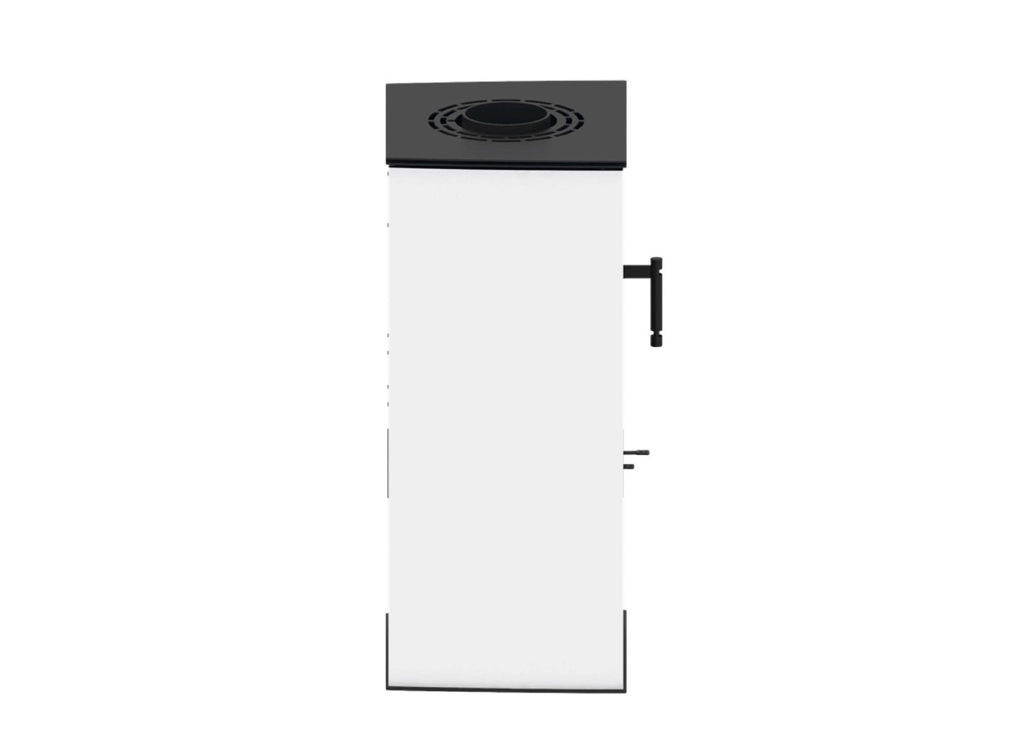 Kaminofen Hitze Lupo S in Weiß