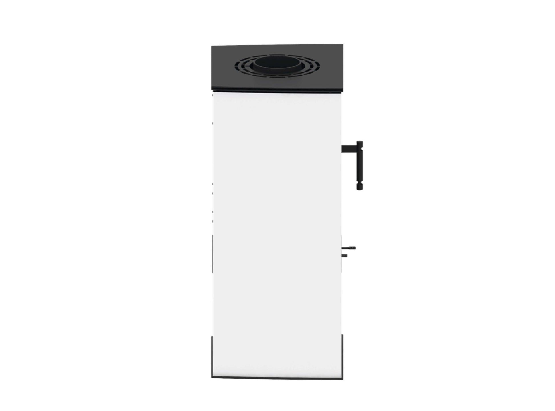 Kaminofen Hitze Lupo S in Weiß