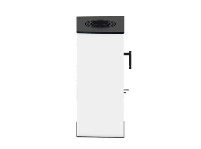 Kaminofen Hitze Lupo S in Weiß