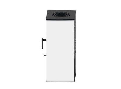 Kaminofen Hitze Lupo S in Weiß