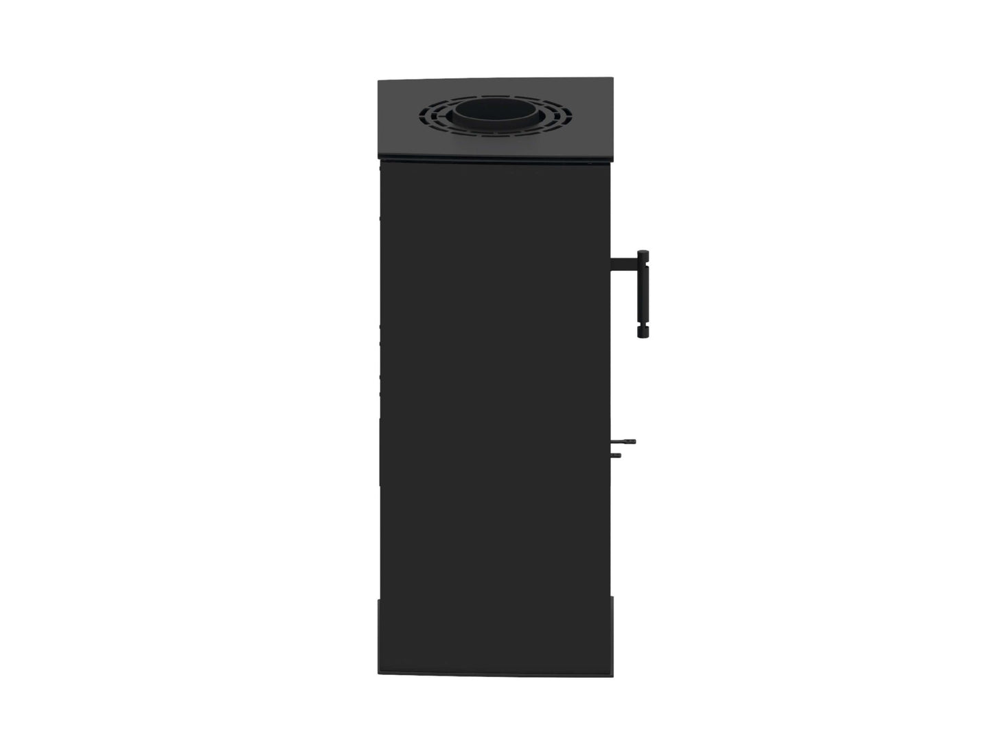 Kaminofen Hitze Lupo S in Schwarz