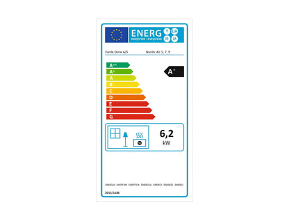 Kaminofen Varde Nordic 7 Air Energielabel, ecolabel - ofenerlebnis.de