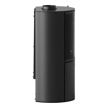 Kaminofen Varde Ovne Nordic 3 | 5 kW – Kaminofen in Seitenansicht auf Weiß