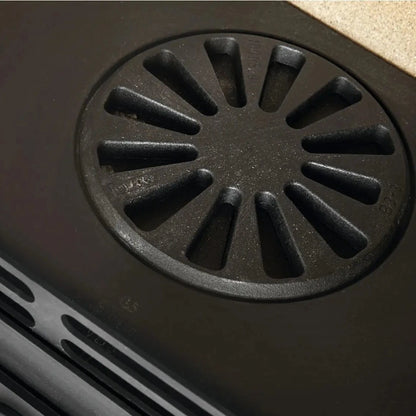 Kaminofen Varde Ovne Thurö 13 | 6 kW – Detail des runden Brennraumrosts