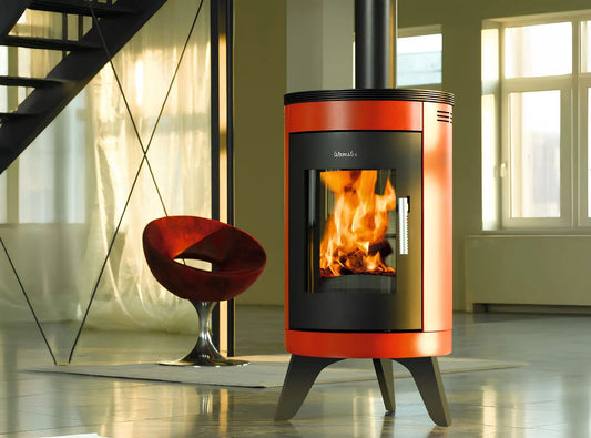 Wamsler Kaminofen City rot - ofenerlebnis.de