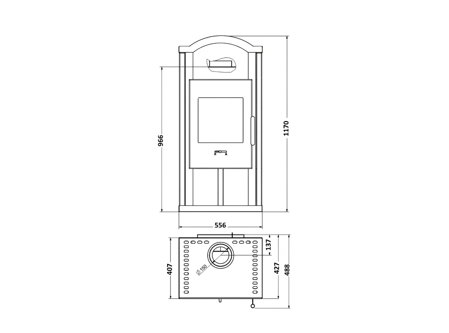 Wamsler Kaminofen Gron - ofenerlebnis.de