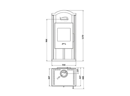 Wamsler Kaminofen Gron - ofenerlebnis.de