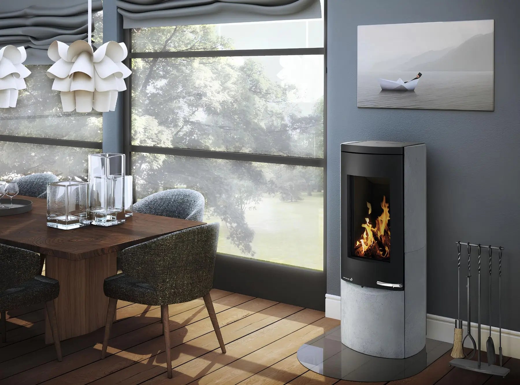 Wamsler Kaminofen Myra Naturstein - ofenerlebnis.de