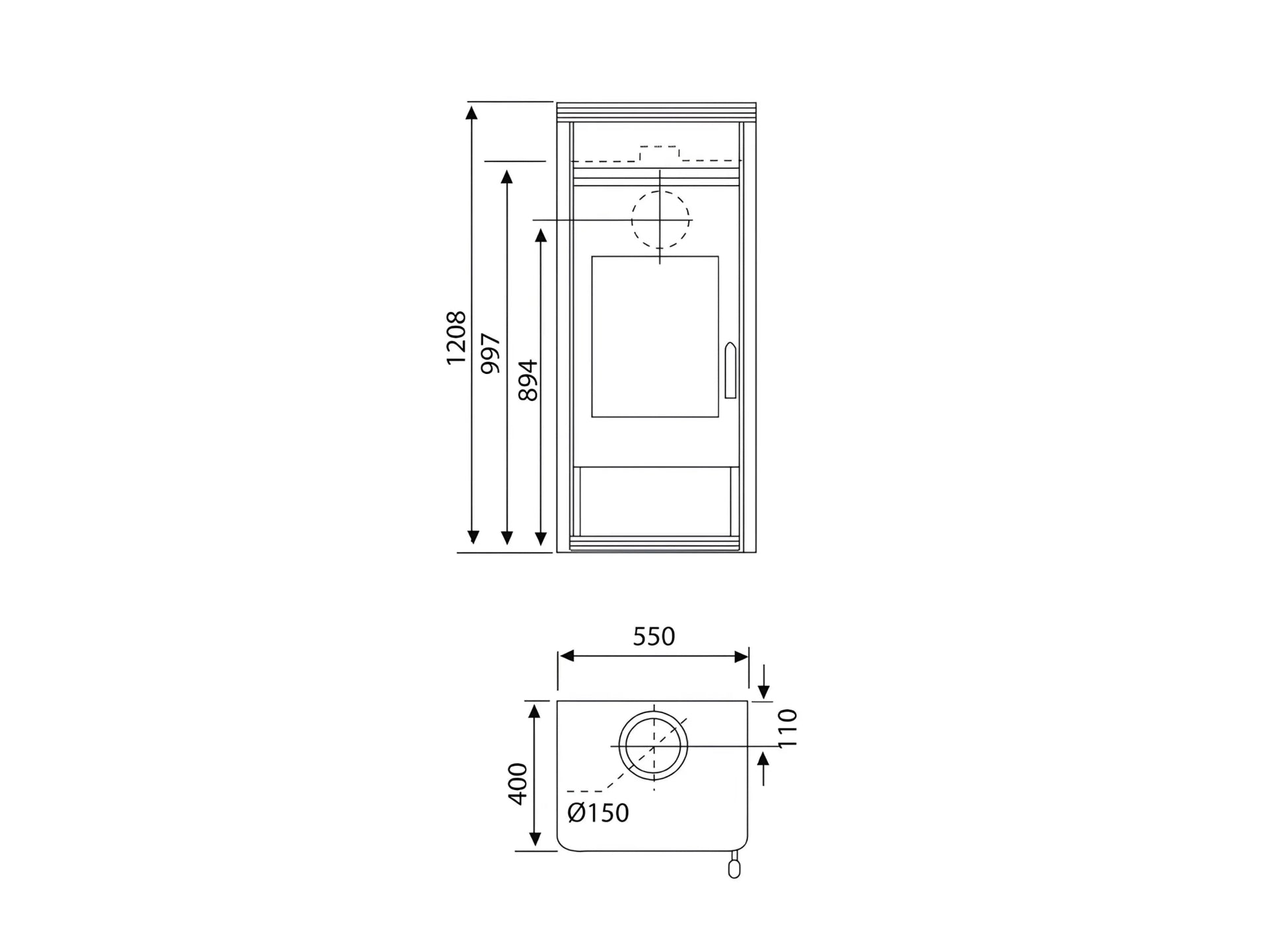 Wamsler Kaminofen Orpheus mit Warmhaltefach - ofenerlebnis.de