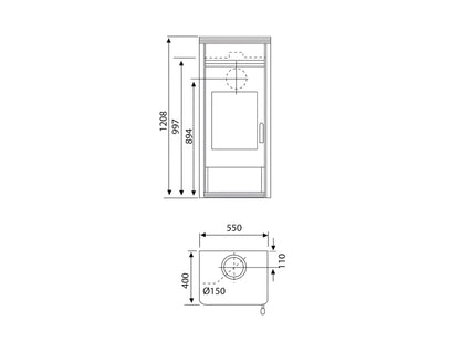 Wamsler Kaminofen Orpheus mit Warmhaltefach - ofenerlebnis.de