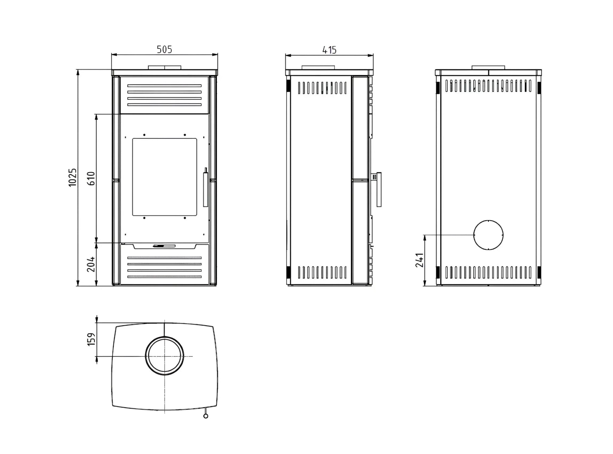 Wamsler Kaminofen Seto Limestone - ofenerlebnis.de