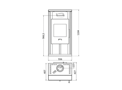 Wamsler Kaminofen Yuna Naturstein - ofenerlebnis.de