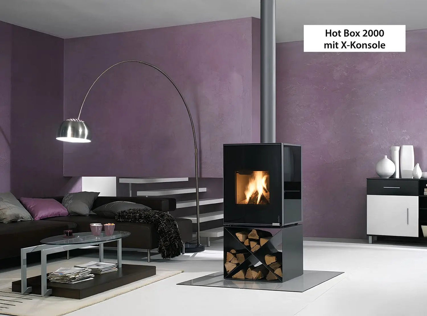 Kaminofen Wodtke Hot Box 2000 mit X-Konsole - ofenerlebnis.de