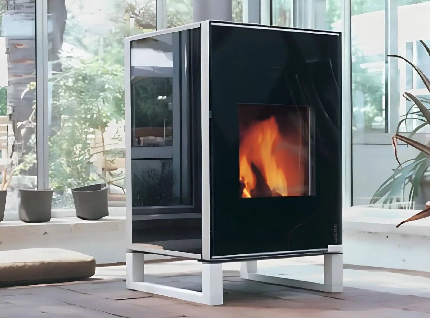 Kaminofen Wodtke Hot Box 2000 mit Bodenadapter - ofenerlebnis.de