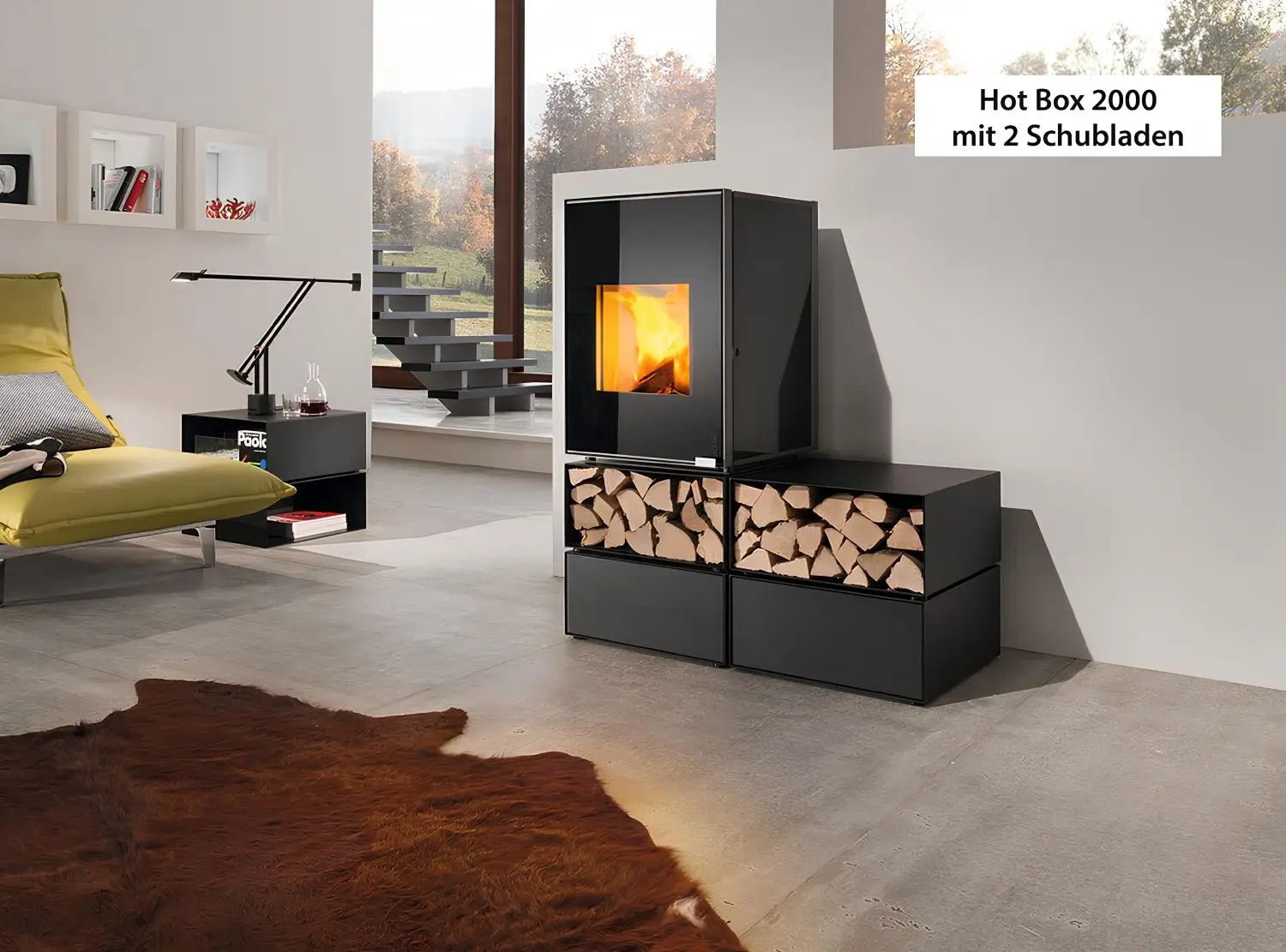 Kaminofen Wodtke Hot Box 2000 mit 2 Schubladen - ofenerlebnis.de