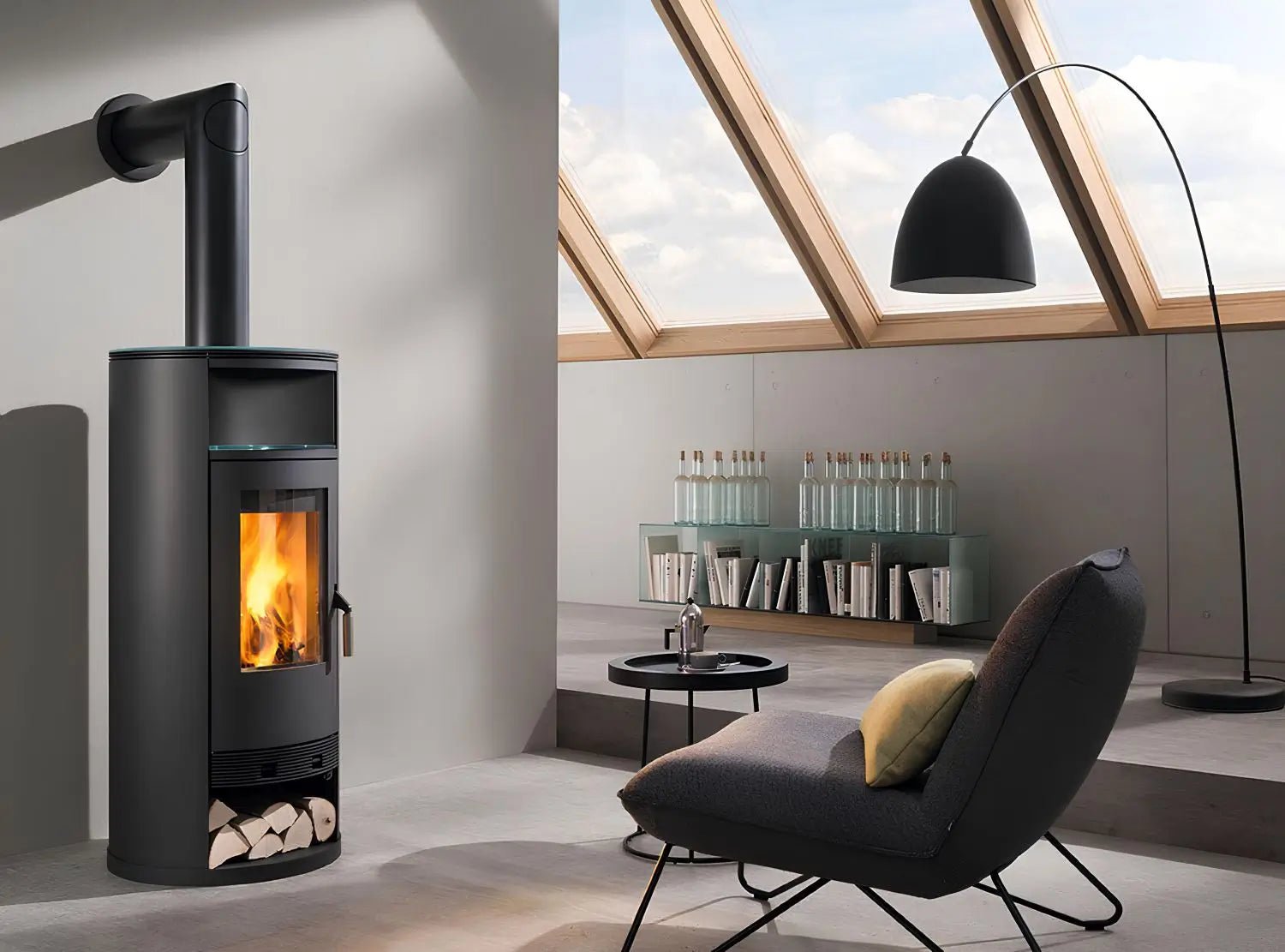 Kaminofen Wodtke Momo water+ wasserführend - ofenerlebnis.de