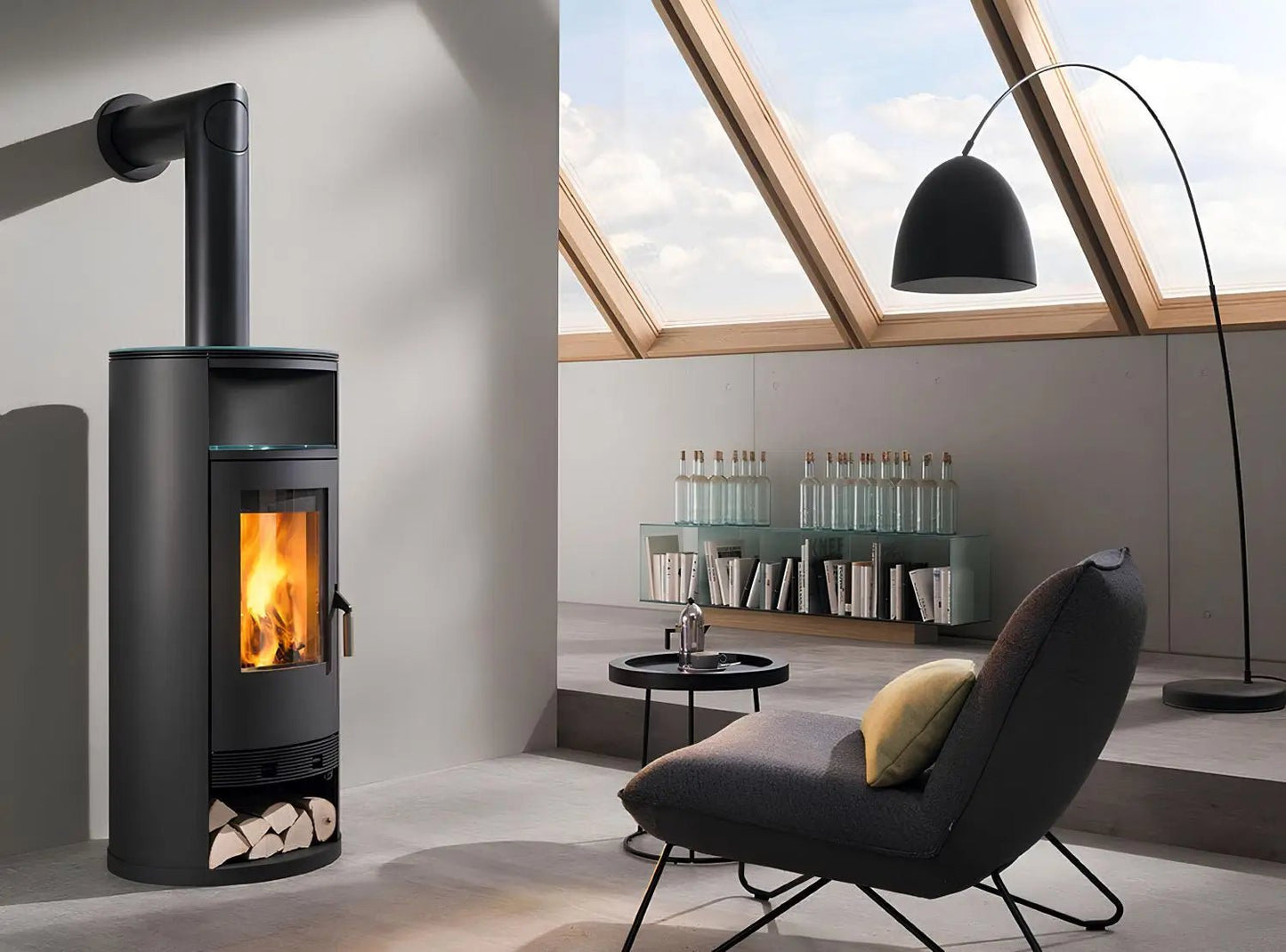 Kaminofen Wodtke Momo water+ wasserführend - ofenerlebnis.de