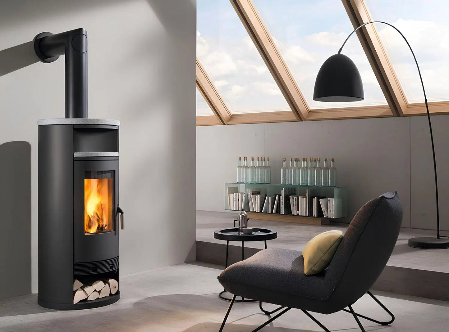 Kaminofen Wodtke Momo water+ wasserführend - ofenerlebnis.de