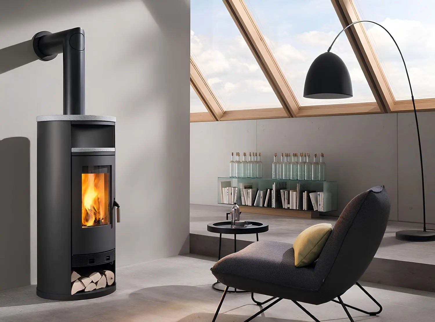 Kaminofen Wodtke Momo water+ wasserführend - ofenerlebnis.de