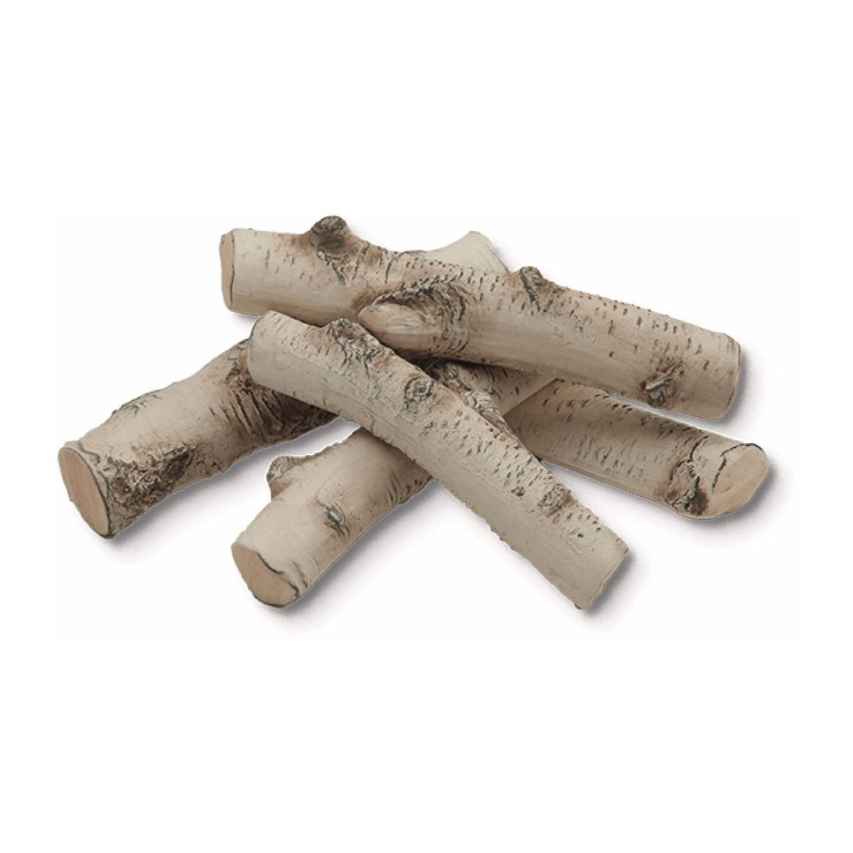 Keramische Holzscheite für Ethanol Kamin Set 2 – Weitere Stapelanordnung des keramischen Holzsets