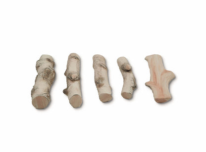 Keramische Holzscheite für Biokamine Set 2