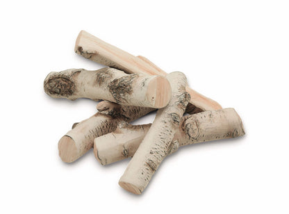 Keramische Holzscheite für Biokamine Set 2