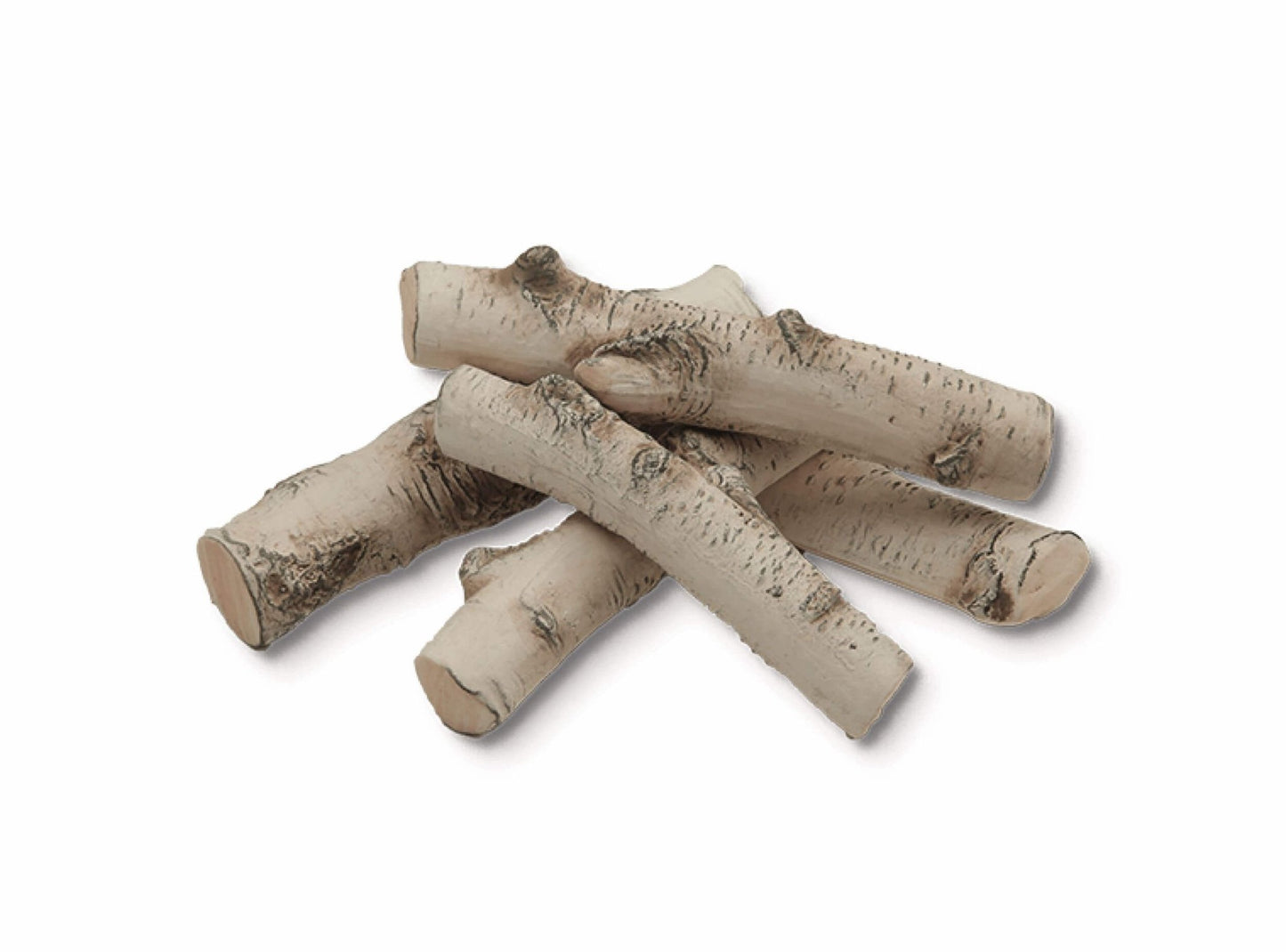 Keramische Holzscheite für Biokamine Set 2