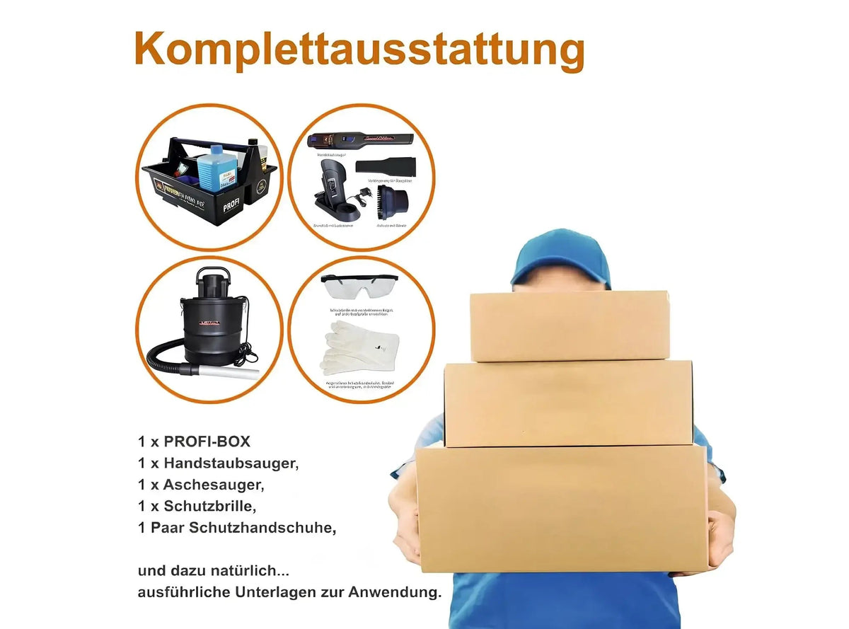 Komplettausstattung Kaminreinigung