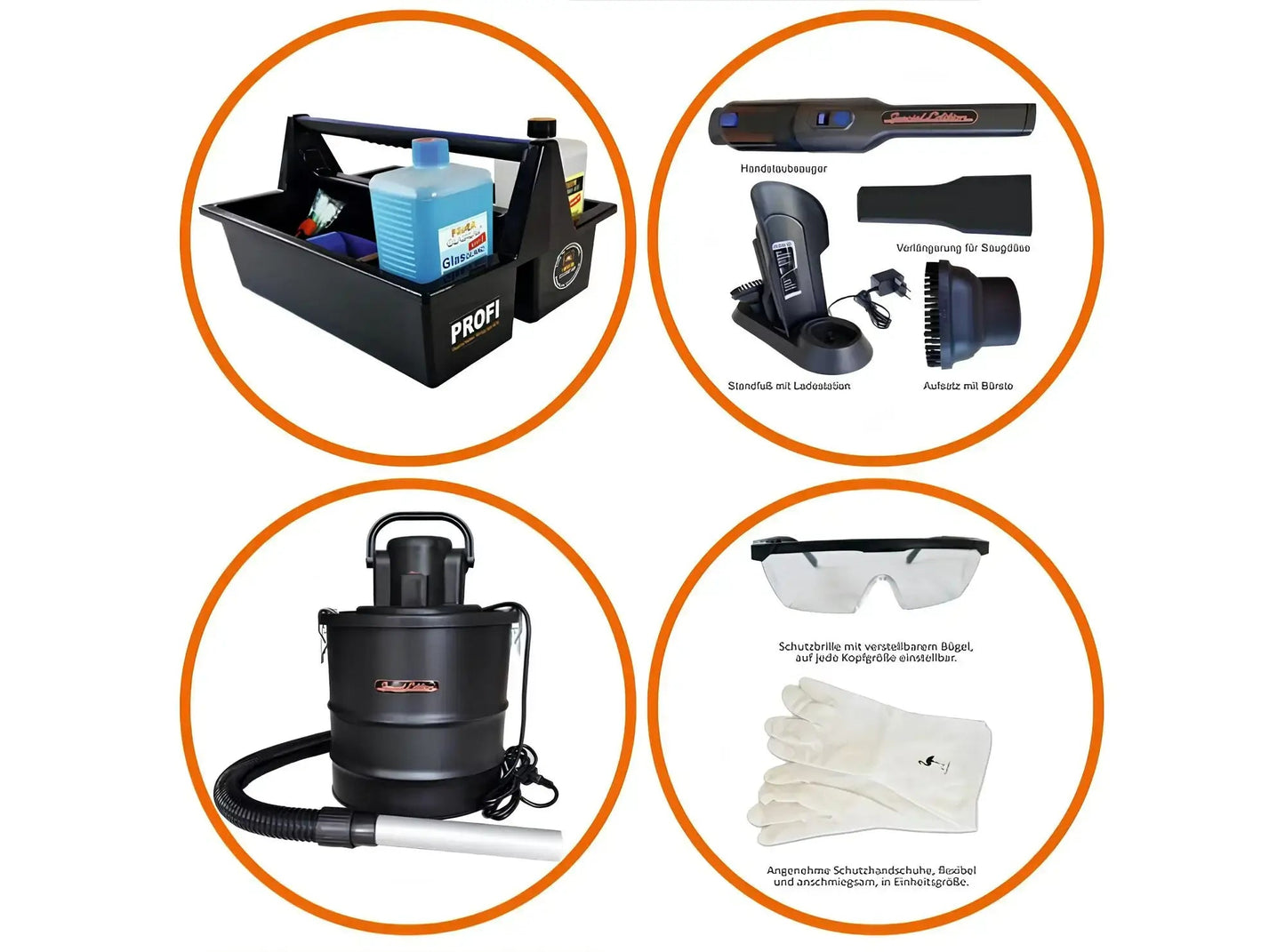 Komplettausstattung Kaminreinigung - ofenerlebnis.de